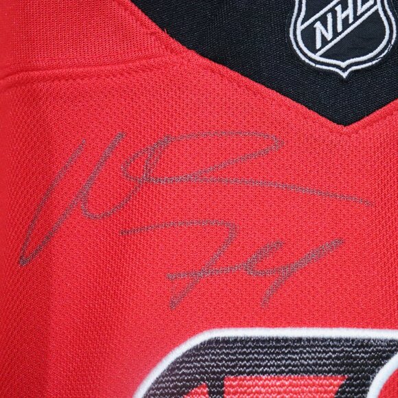 NHL Ottawa Senators Mark Borowiecki #74 Autographed Jersey Youth Sz S/M Reebok - Picture 9 of 9